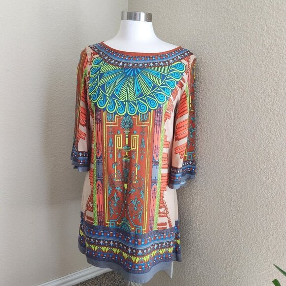 Flying Tomato Dress shift tunic Size Small southwestern bohemian Boho‎ - Picture 3 of 13
